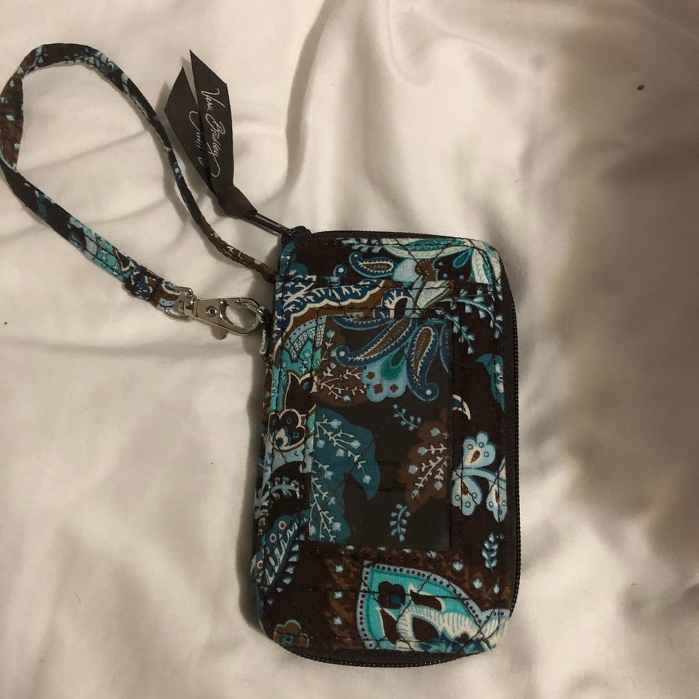 Vera Bradley cell phone ID wallet java blue